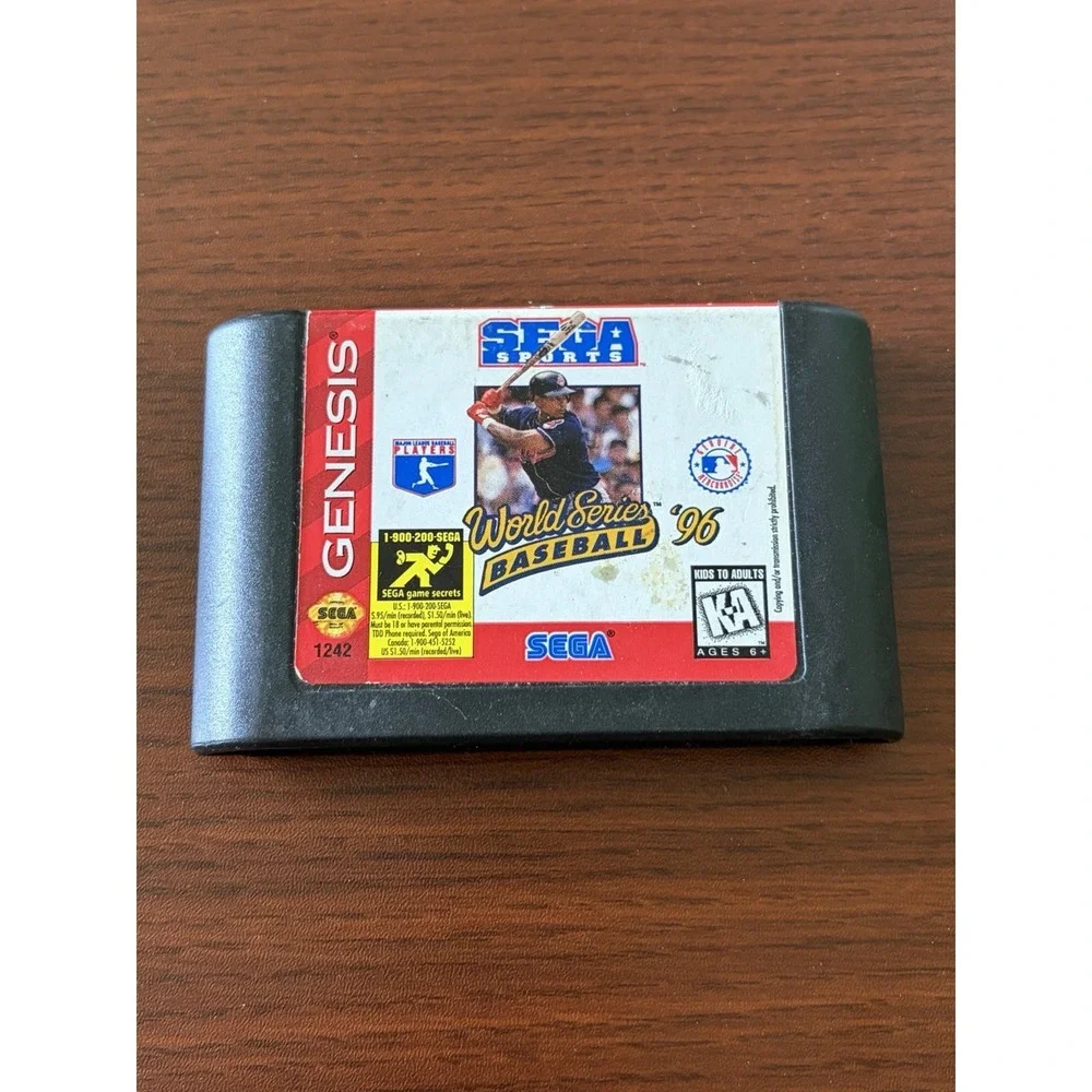 Sega Genesis‎ '96 World Series Baseball Cartridge 1996 Video Game Cart Only